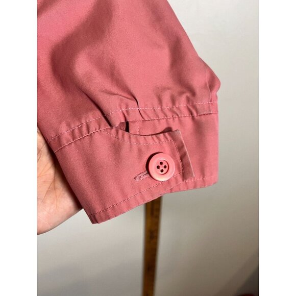 Retro Feminine Jacket Coquette Pink XL Classic Chic Preppy Neutral Minimalist - Picture 4 of 12